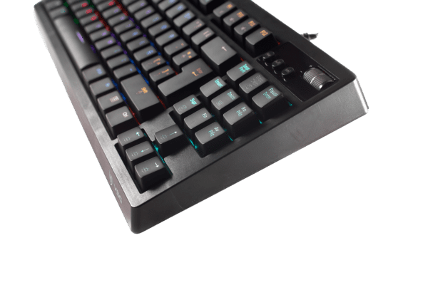 Teclado Gamer VSG Quasar VG-K387 RGB Negro