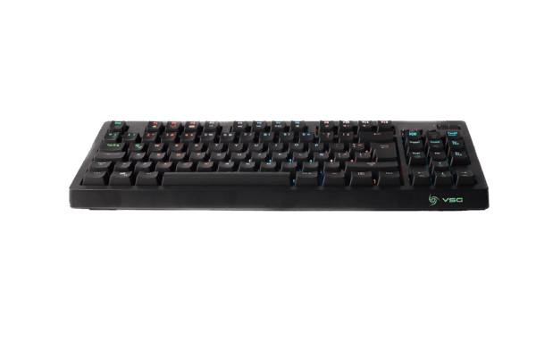 Teclado Gamer VSG Quasar VG-K387 RGB Negro