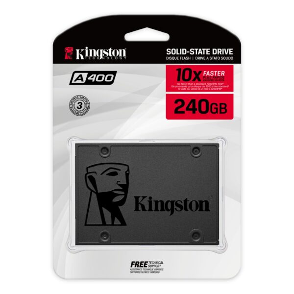 Disco Sólido SSD Kingston A400 240GB 2.5" SATA