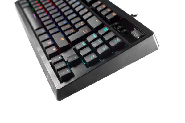 Teclado Gamer VSG Quasar VG-K387 RGB Negro