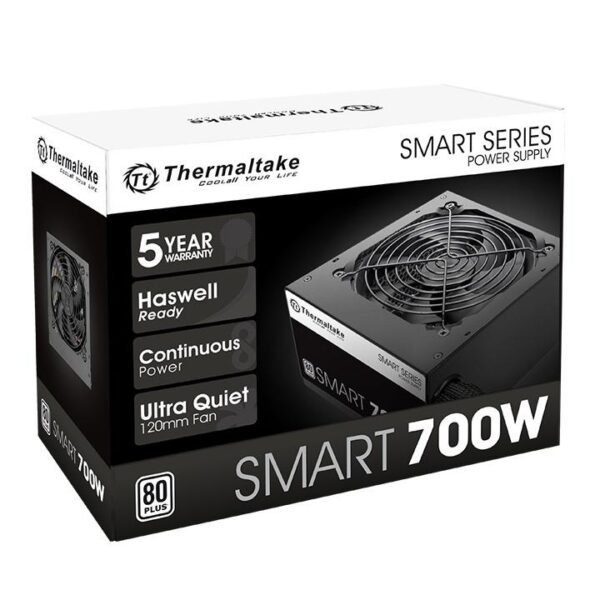 Fuente de Poder Thermaltake Smart 700W 80 Plus White