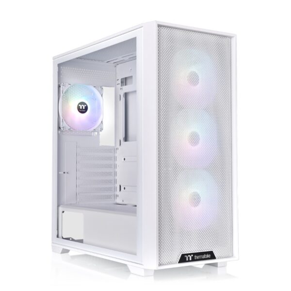 Chasis Thermaltake H390 TG ARGB Blanco + Fuente 750W 80+